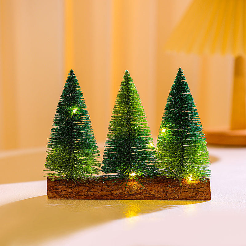 Decorative LED Christmas Tree Figurine Yeouu