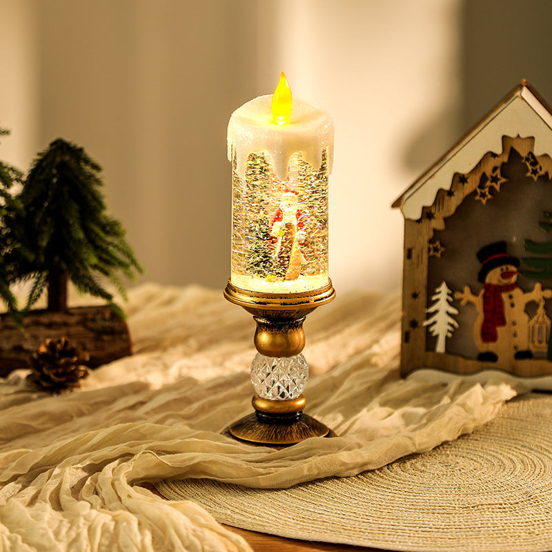 Christmas decoration lantern with snow globe Yeouu