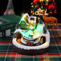 Illuminated Christmas village figure Yeouu