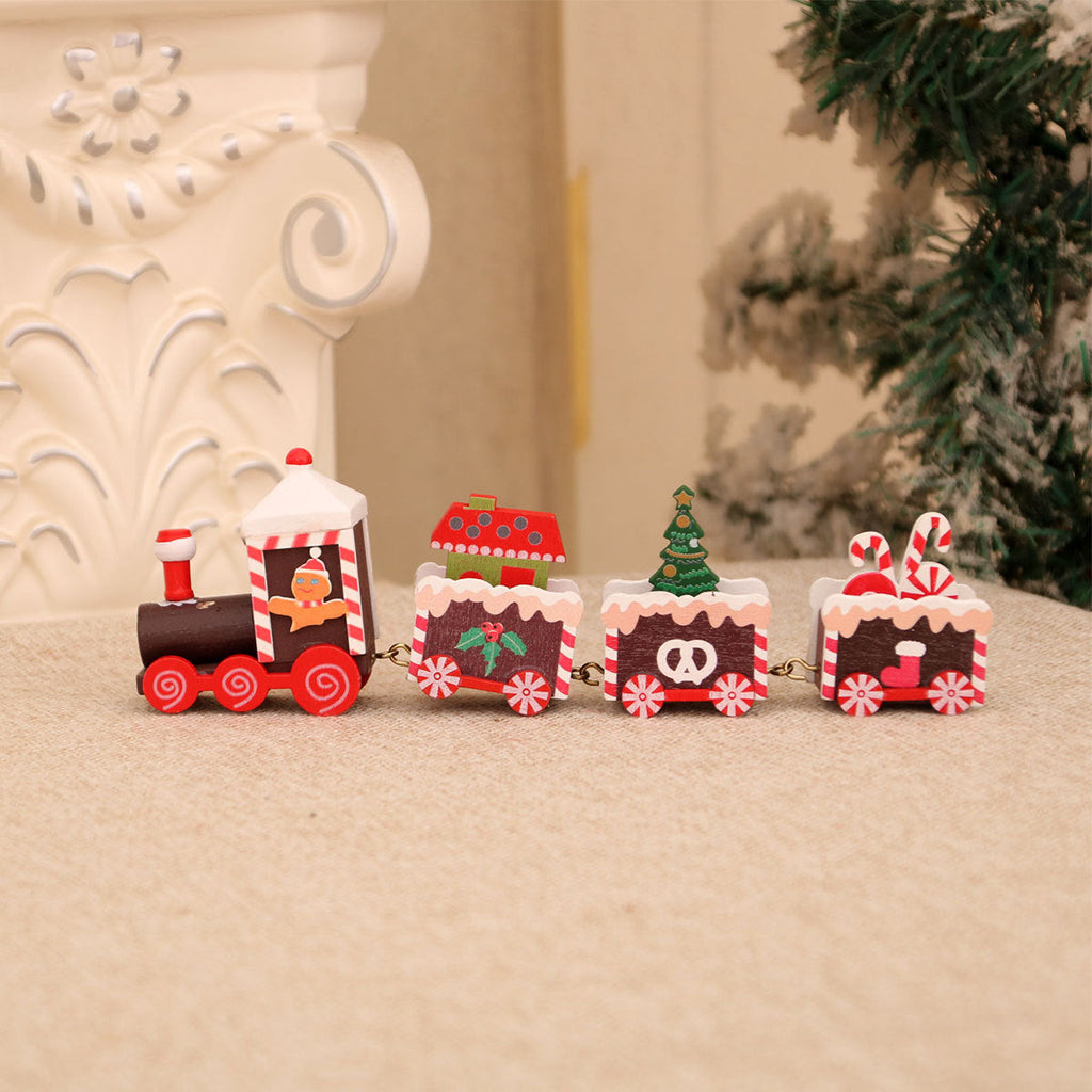 Decorative Christmas Train Ornament Yeouu