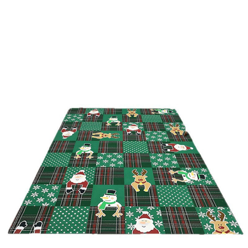 Christmas-Themed Decorative Area Rug Yeouu