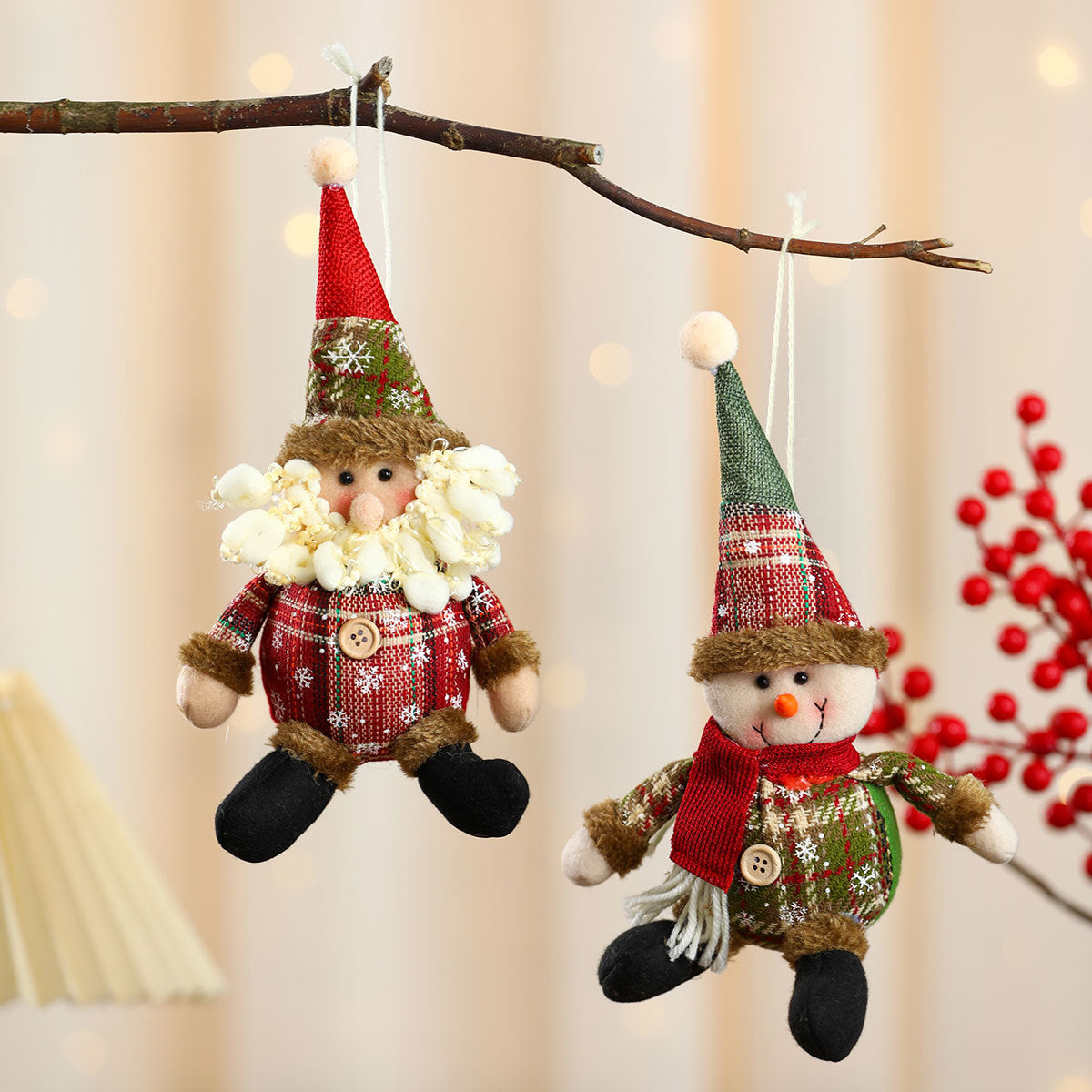 Decorative Santa Hanging Ornament Yeouu