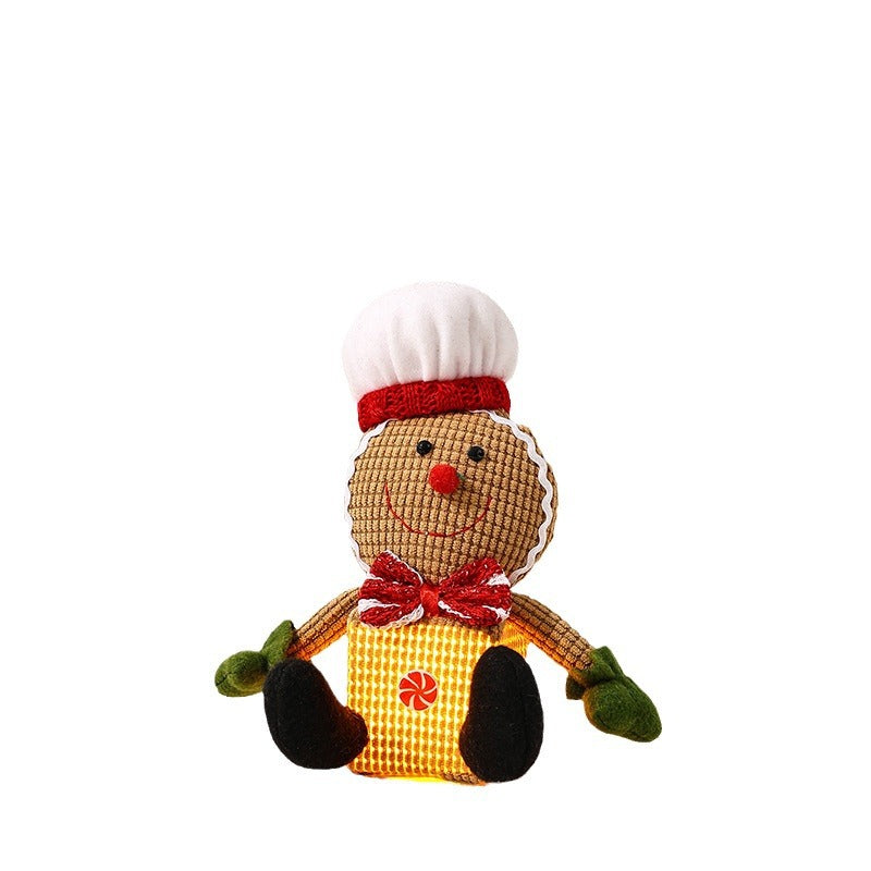 Cute Christmas gnome with LED light Yeouu