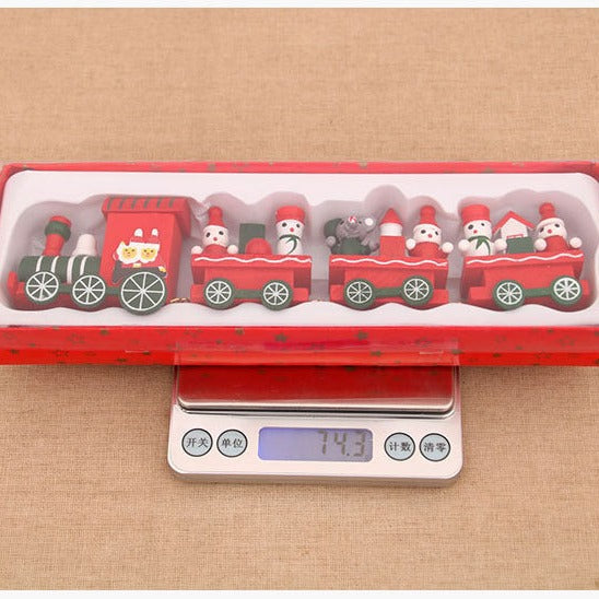 Decorative Christmas Train Ornament Yeouu