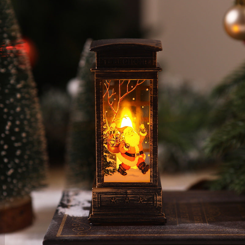 Nostalgic Christmas lantern with LED light Yeouu