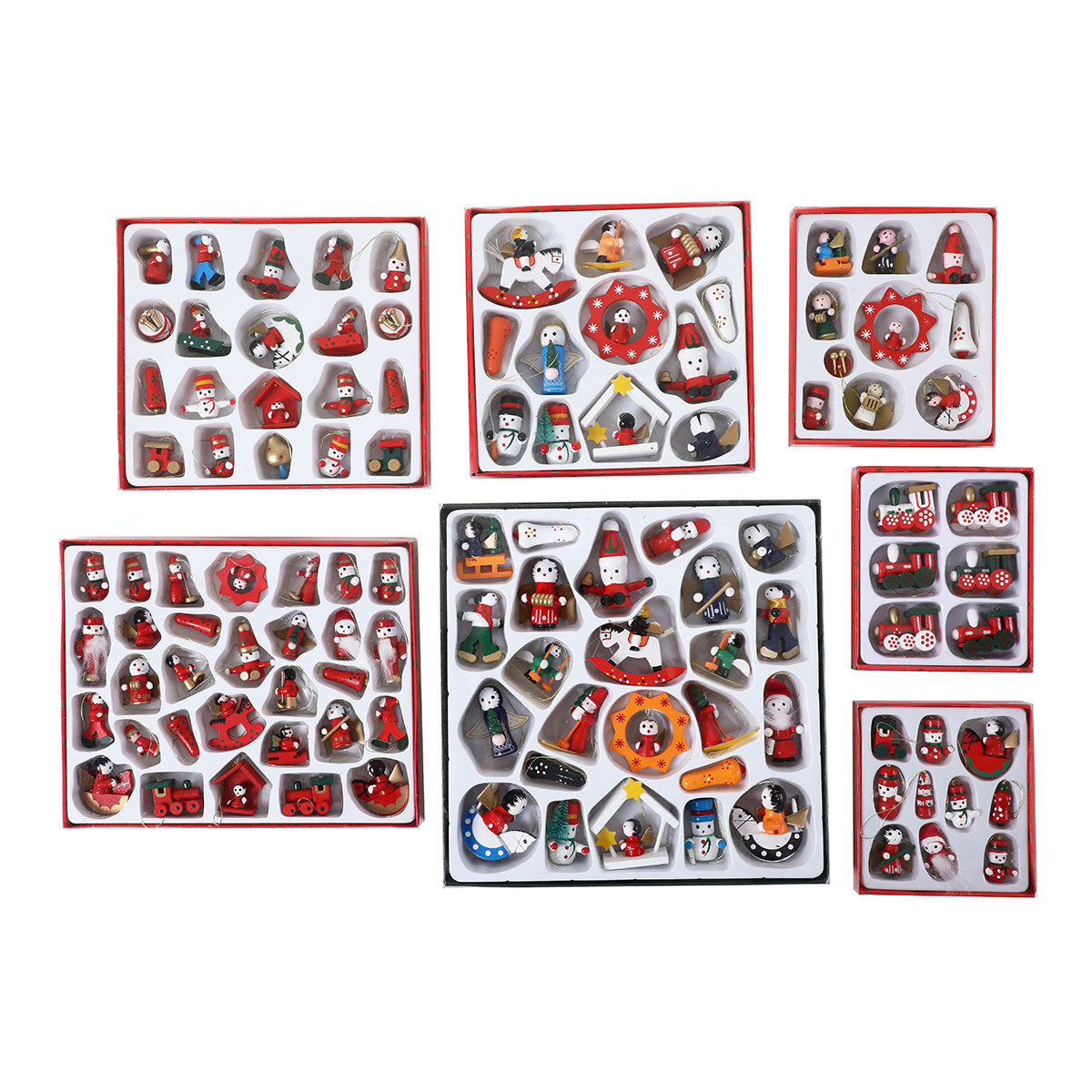 Decorative Christmas Train Figurines Yeouu