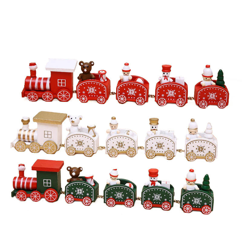 Decorative Christmas Train Set Yeouu