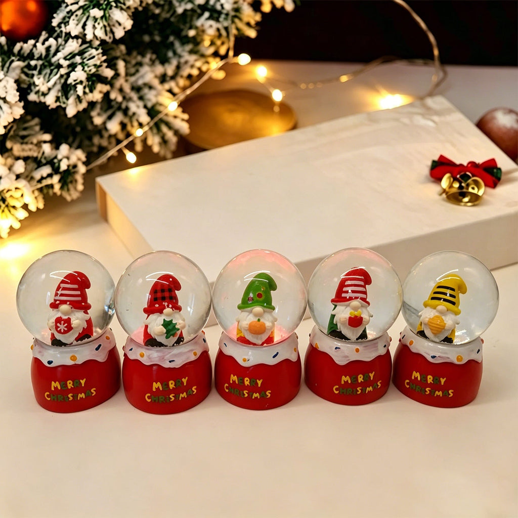 Magical Christmas Snow Globe Figures Yeouu