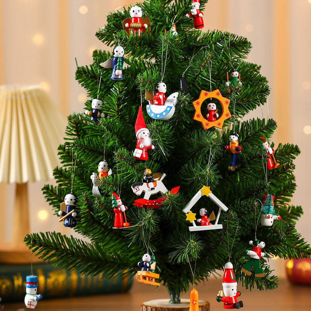 Decorative Christmas Train Figurines Yeouu