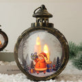 Decorative Christmas lantern with LED lighting