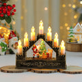LED Illuminated Christmas Scene Decoration Yeouu