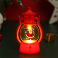 Decorative Christmas lantern with Santa Claus motif Yeouu