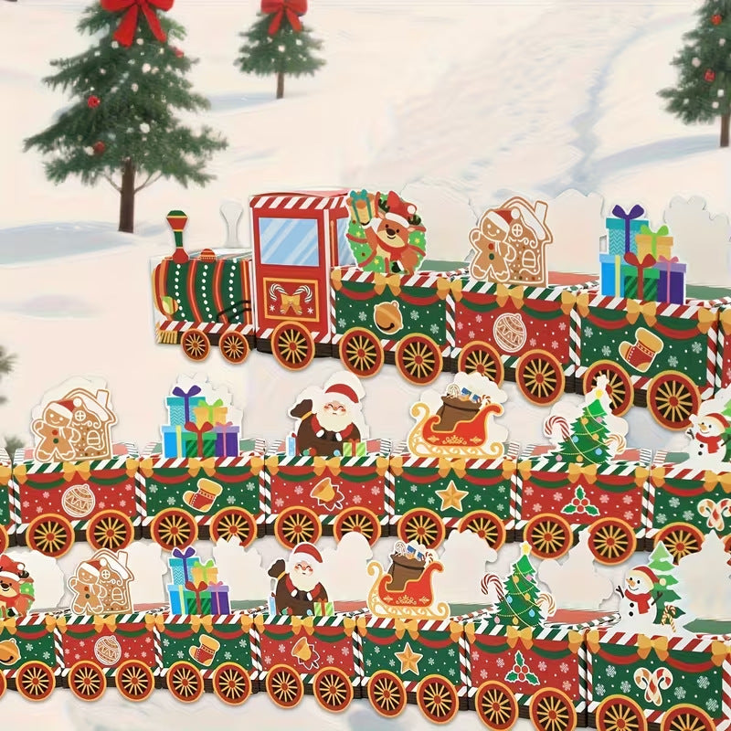 Christmas decorative train