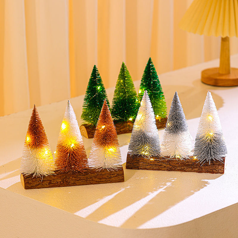 Decorative LED Christmas Tree Figurine Yeouu