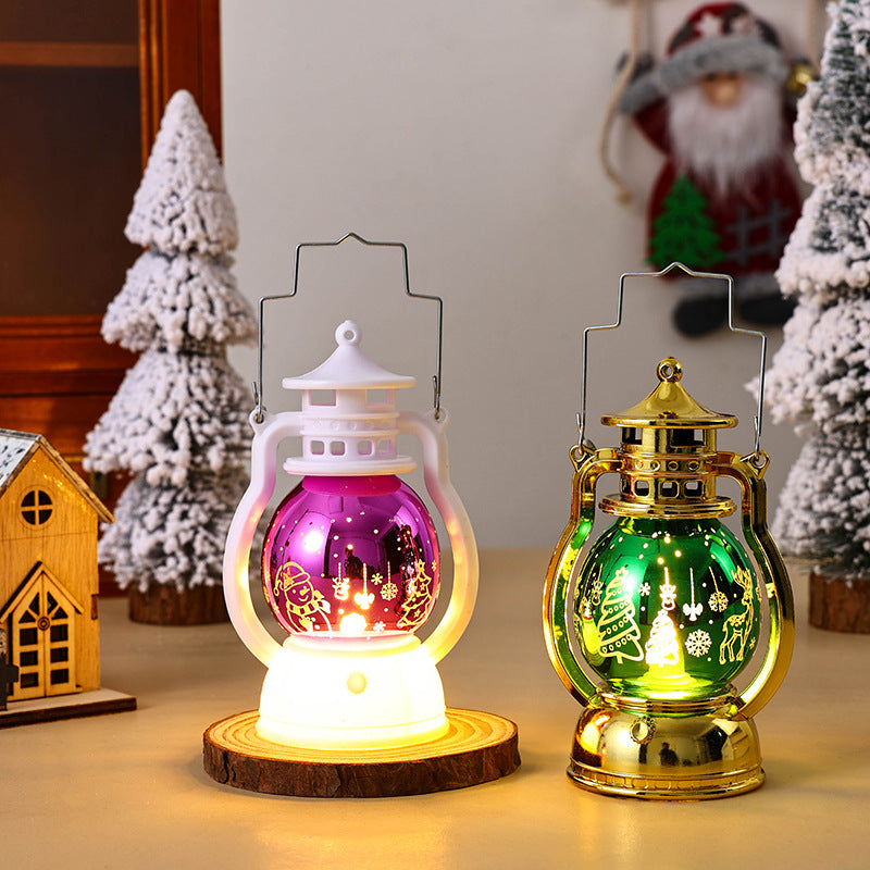 Nostalgic LED Christmas Lantern Yeouu