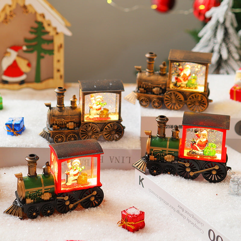 Decorative Snowball Locomotive Yeouu