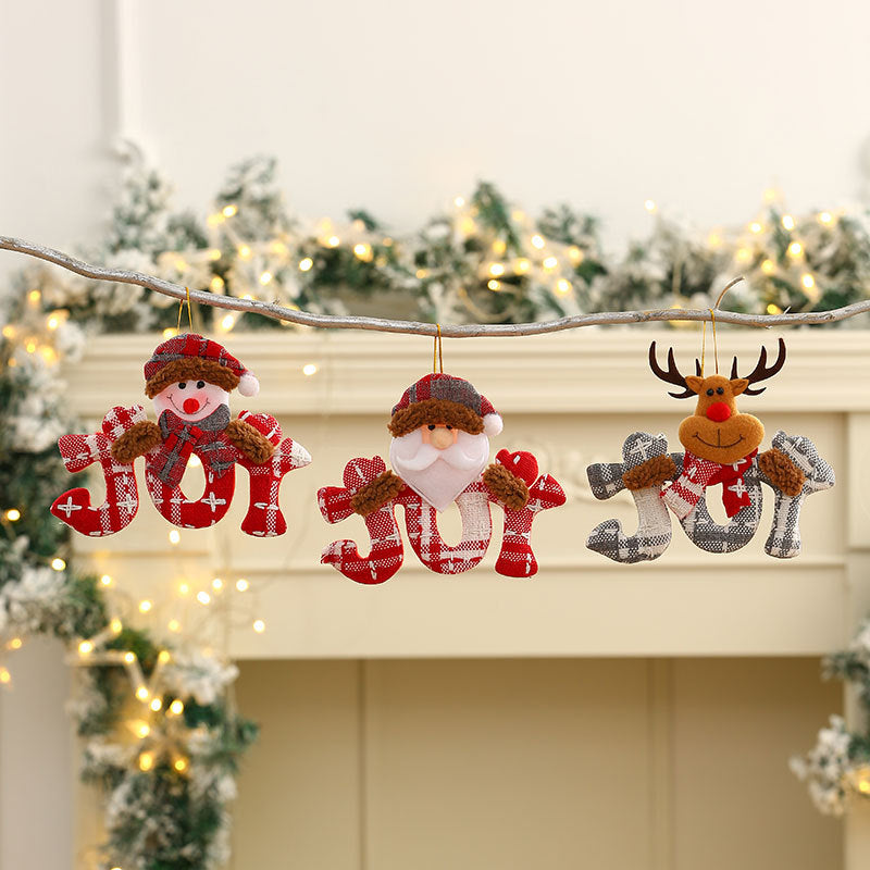 Christmas Themed Decorative Hanging Figurine Yeouu