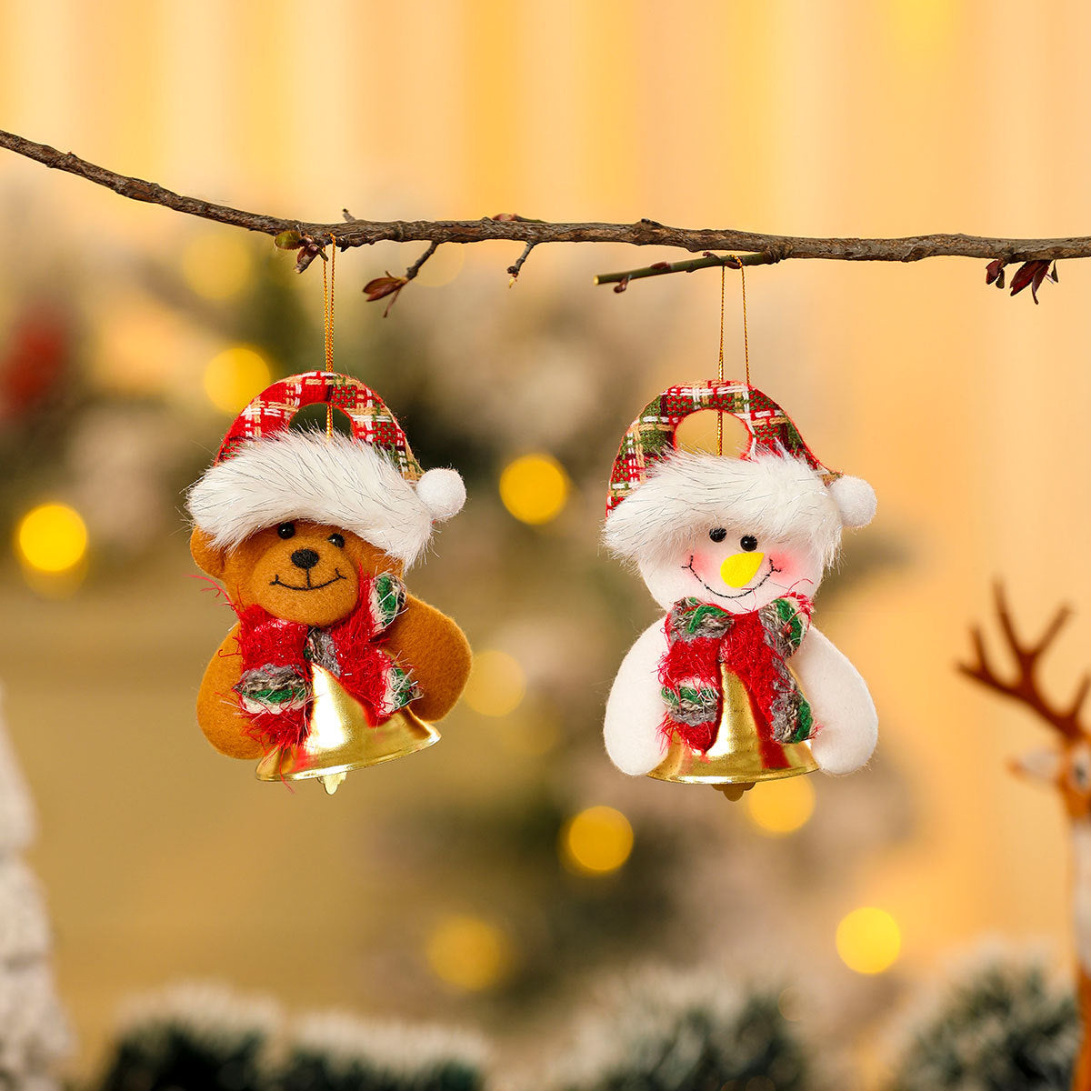 Decorative Snowman Ornament Yeouu