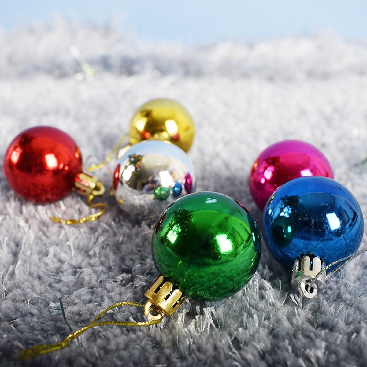 Premium Shatterproof Christmas Ornaments Yeouu