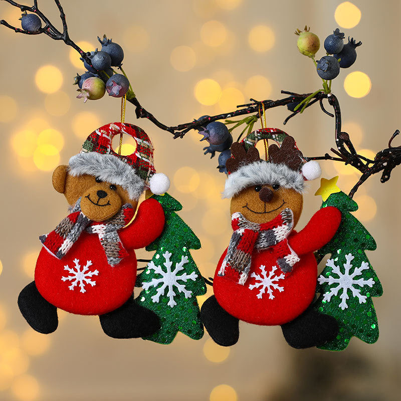 Decorative Santa Ornament Yeouu