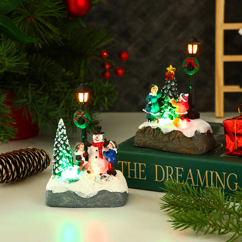 Nostalgic Christmas village scene Yeouu