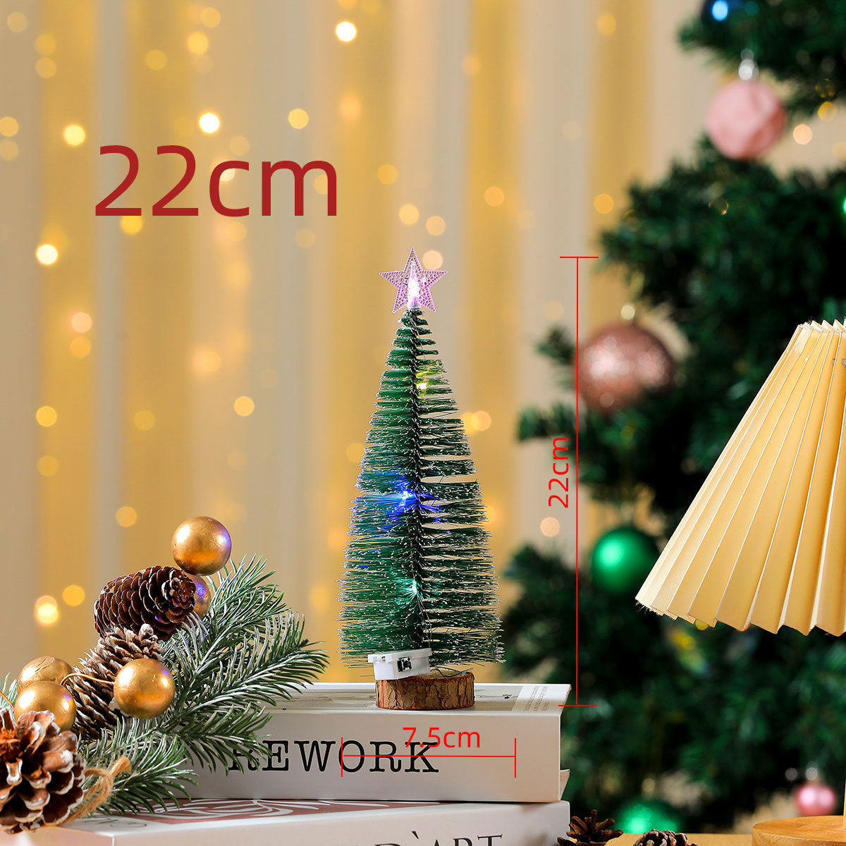 Miniature Christmas Tree Decoration Yeouu