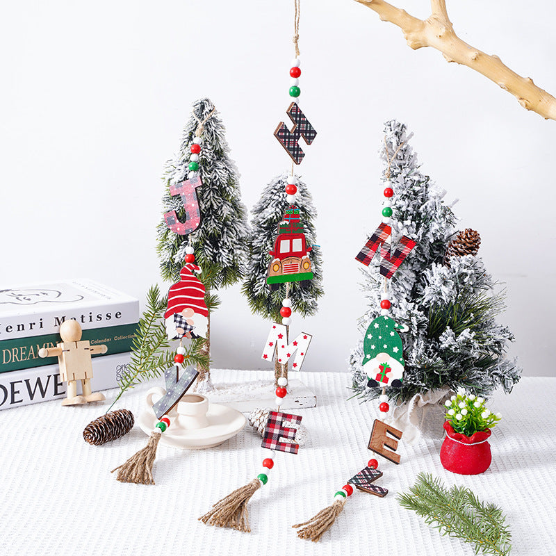 Decorative Christmas ornaments with Santa Claus motif Yeouu