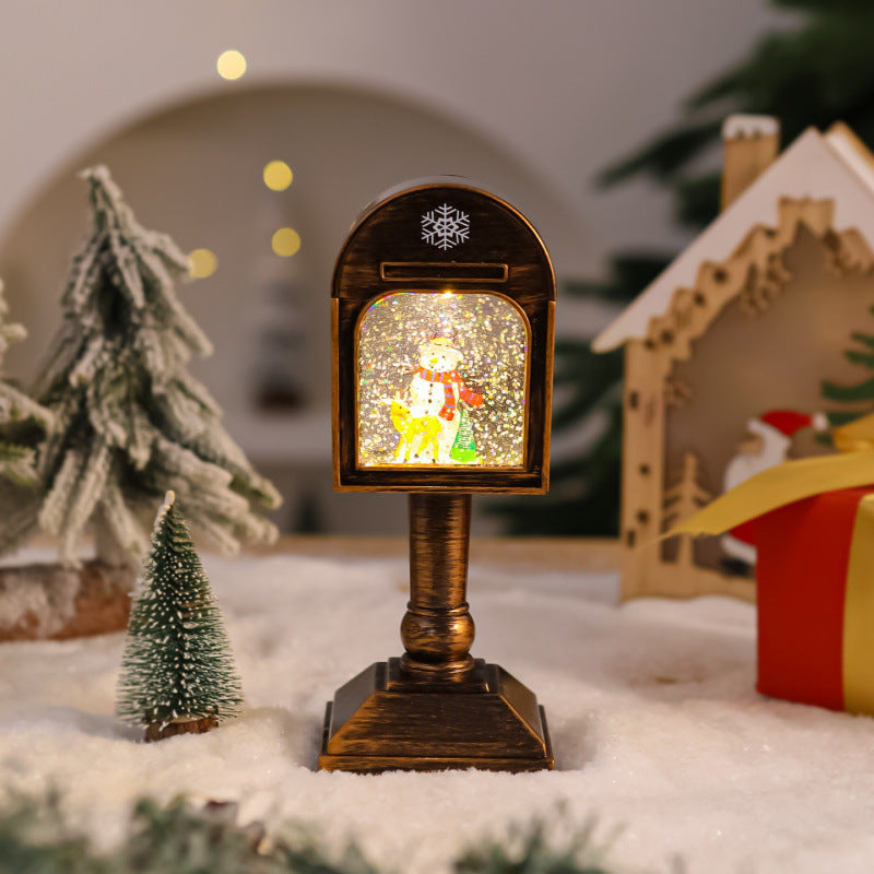 Nostalgic Christmas mailbox decoration Yeouu