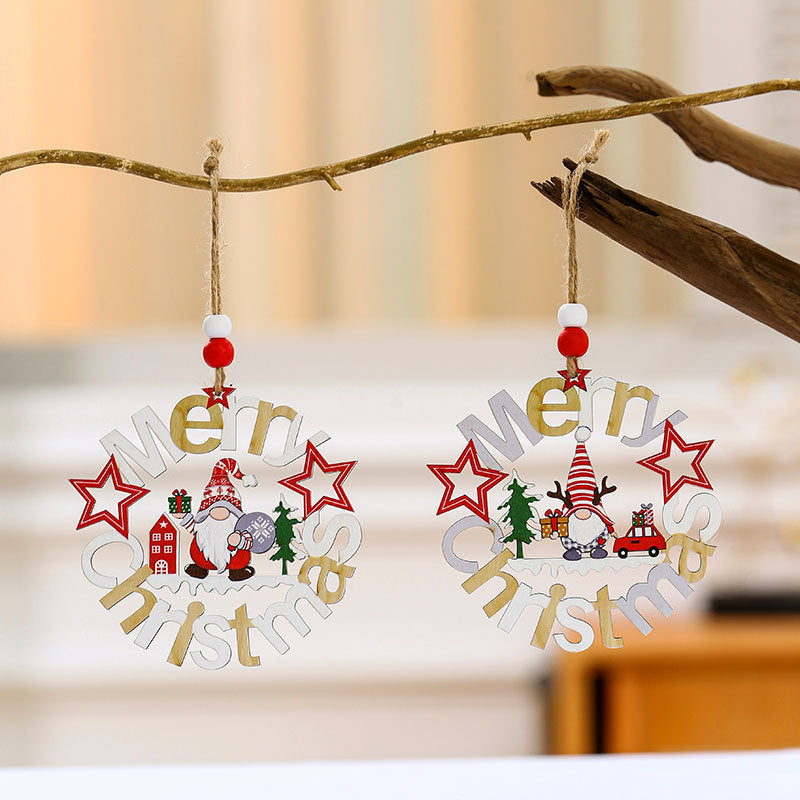 Decorative Christmas Wreath Ornament Yeouu
