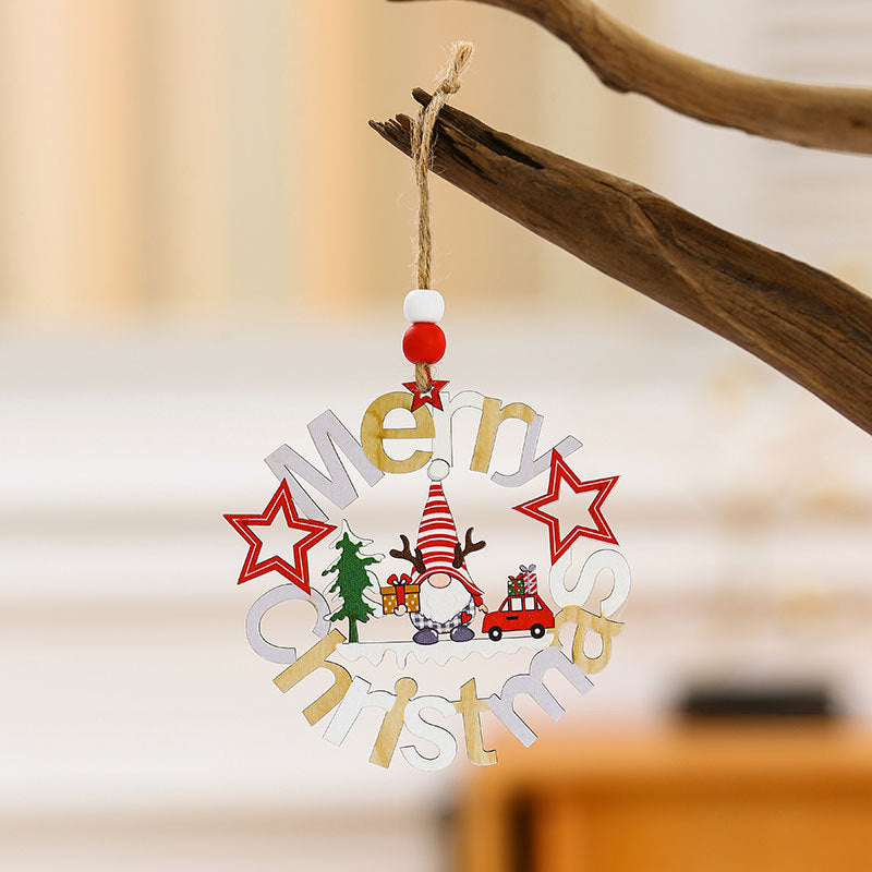 Decorative Christmas Wreath Ornament Yeouu