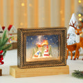 Illuminated Christmas Scene Figurine Yeouu