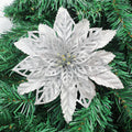 Glittering Floral Christmas Tree Ornament Yeouu