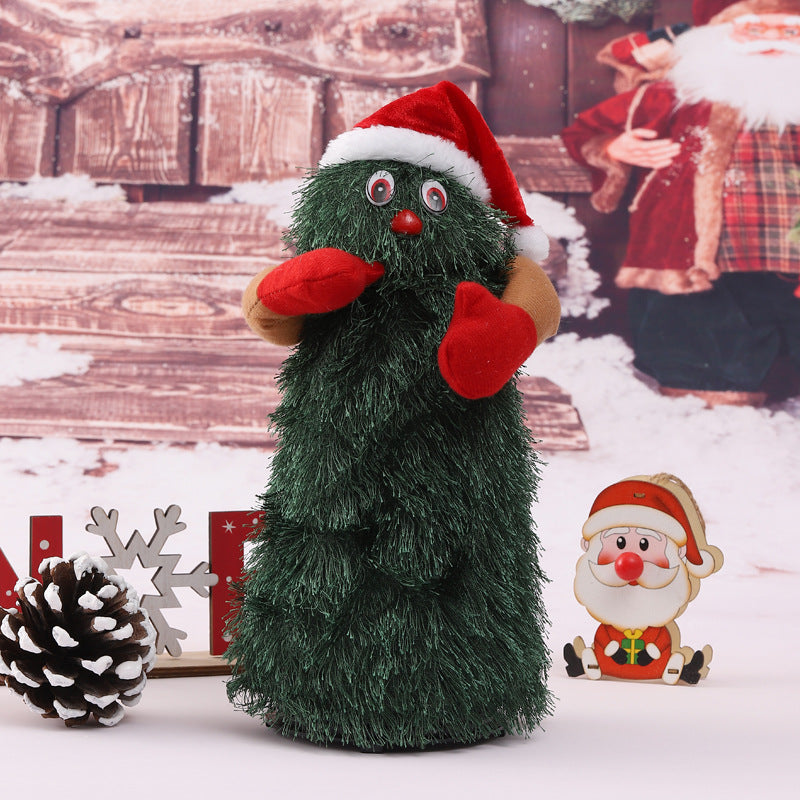 Cute Christmas tree figure with hat Yeouu