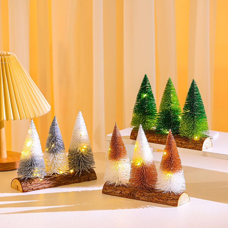 Decorative LED Christmas Tree Figurine Yeouu