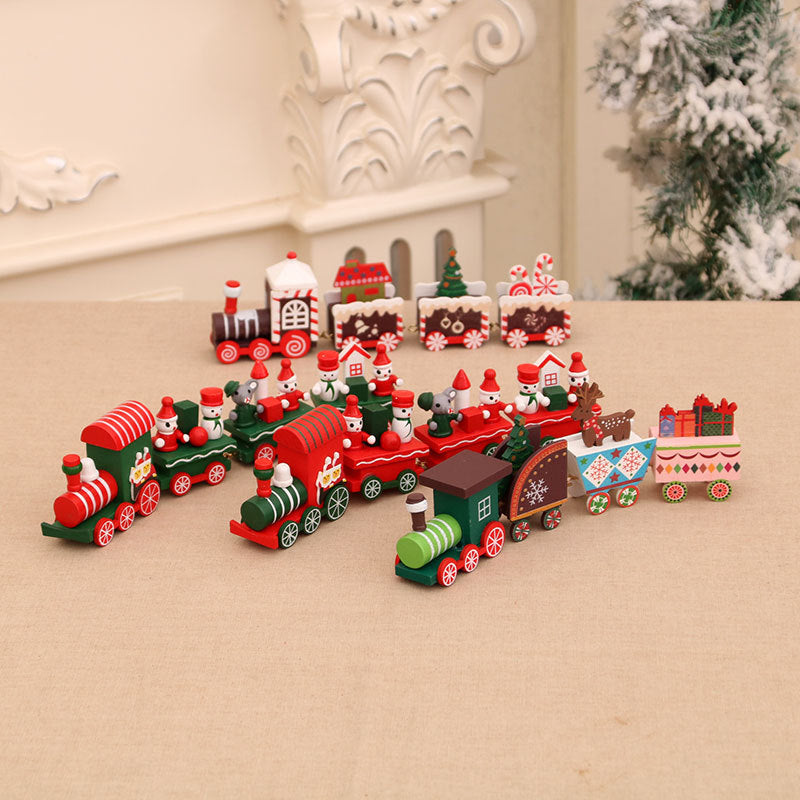 Decorative Christmas Train Ornament Yeouu