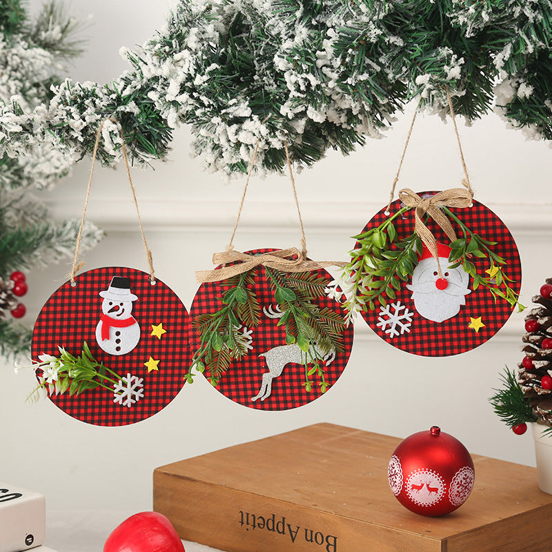 Decorative Christmas ornaments with snowman motif Yeouu
