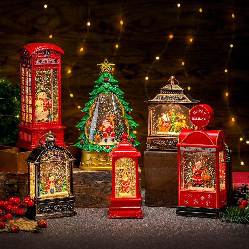 Illuminated Musical Christmas Lantern Yeouu