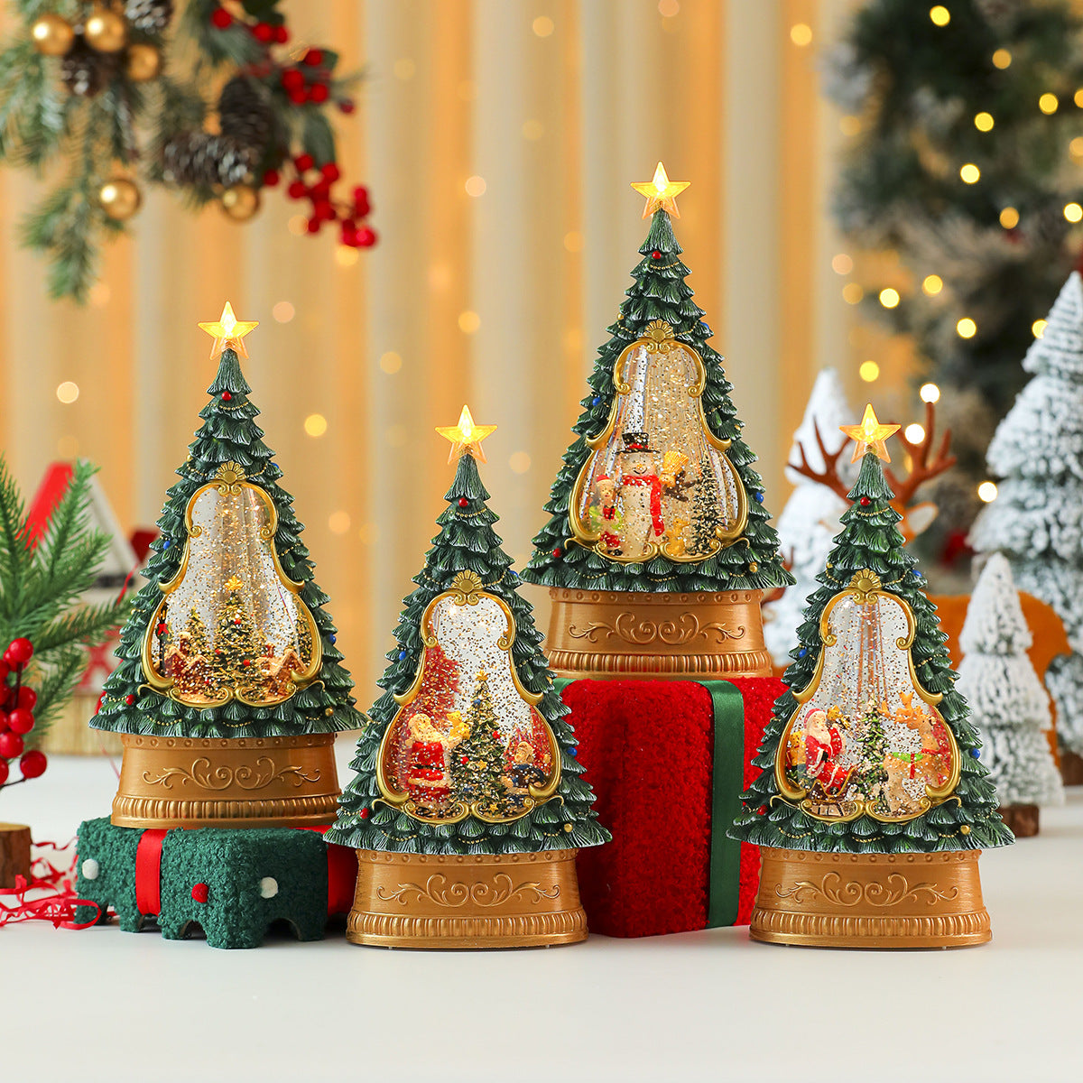Illuminated Christmas Tree Decoration Yeouu