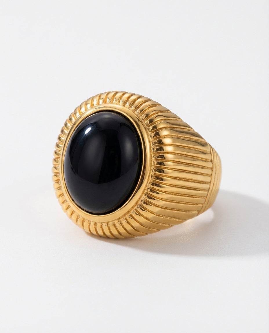 Noir Signet Ring