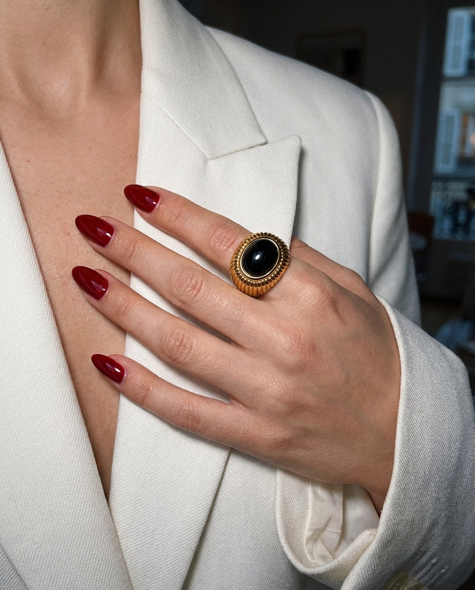 Noir Signet Ring