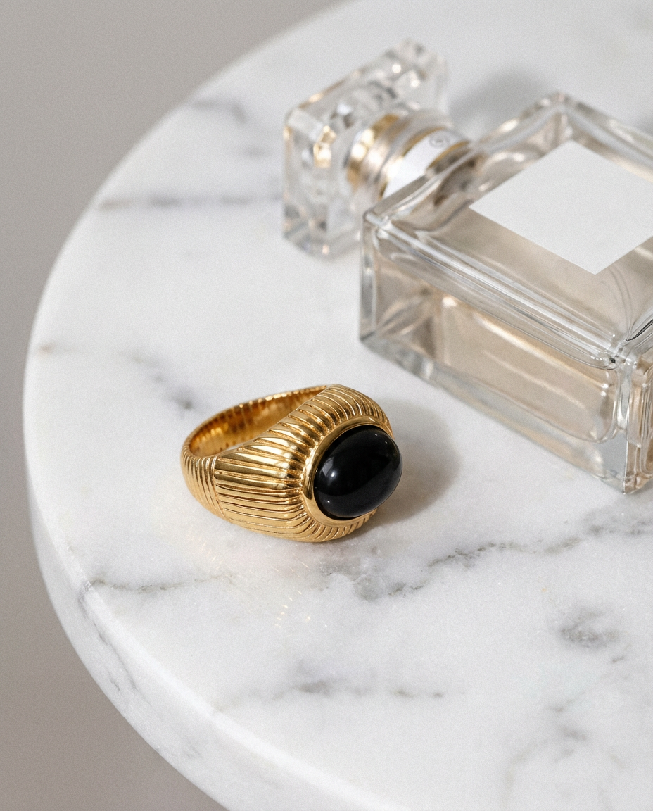 Noir Signet Ring