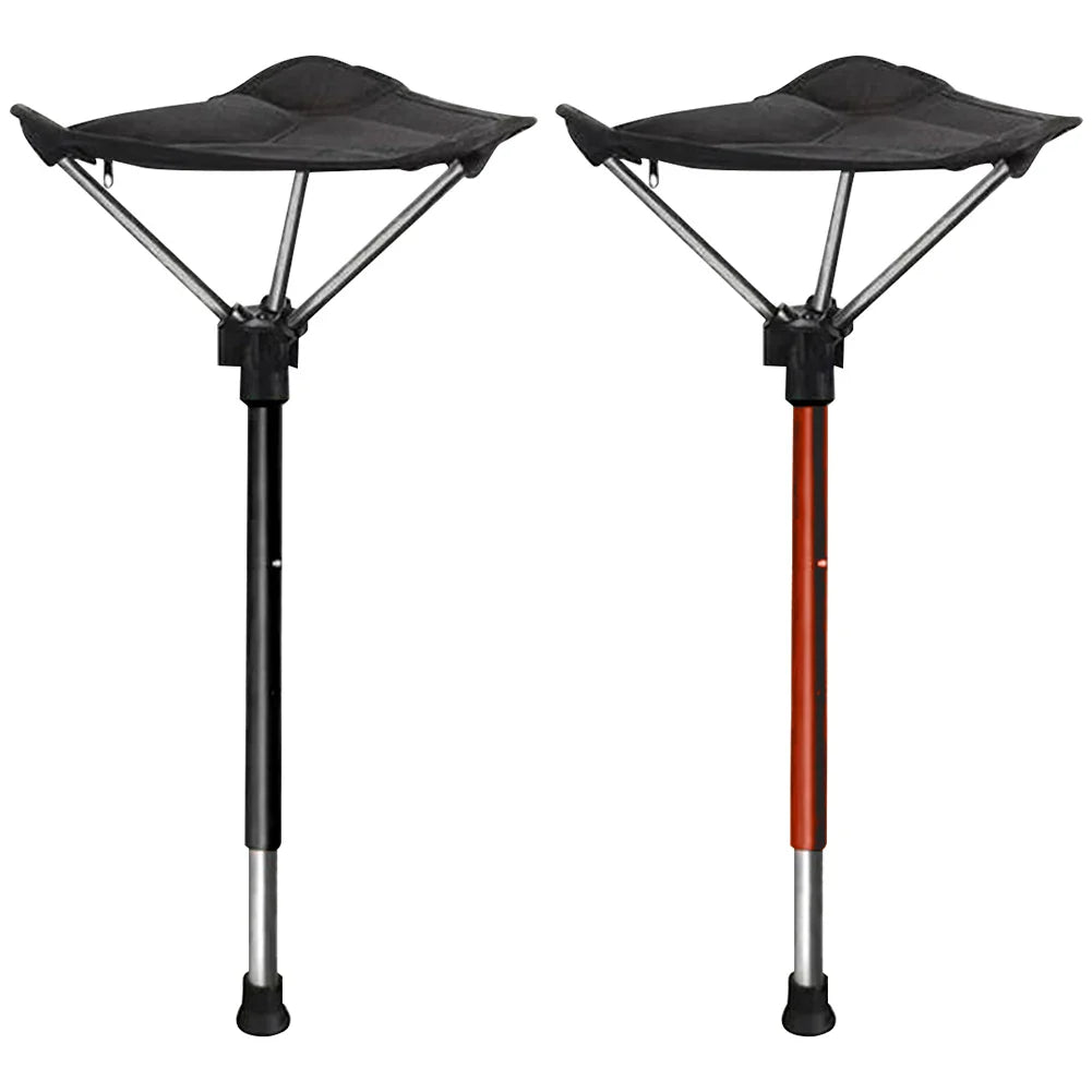 Yeouus | Adjustable Aluminum Alloy Folding Camping Stool 125kg Load Bearing for Hiking Travel