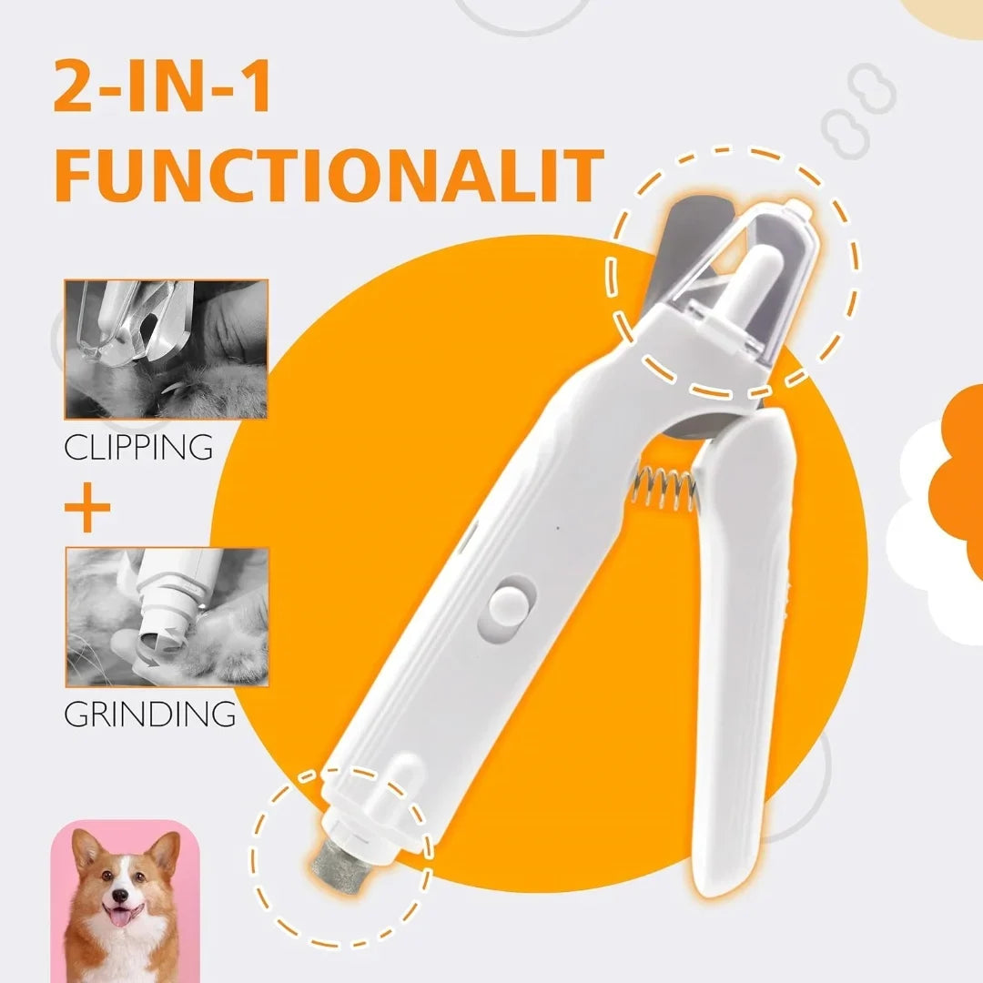 Pet Nail Grooming Tool with LED Light