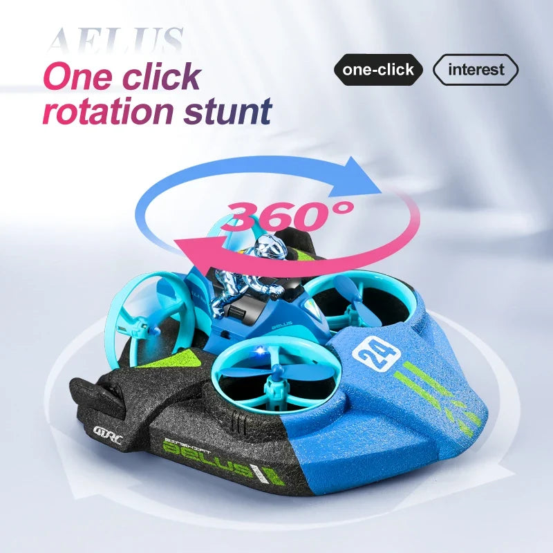 RC 3 in 1 Sea Land And Air Flying Boat Car Toy