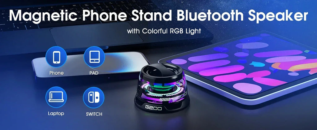 Magnetic Wireless Bluetooth Speaker