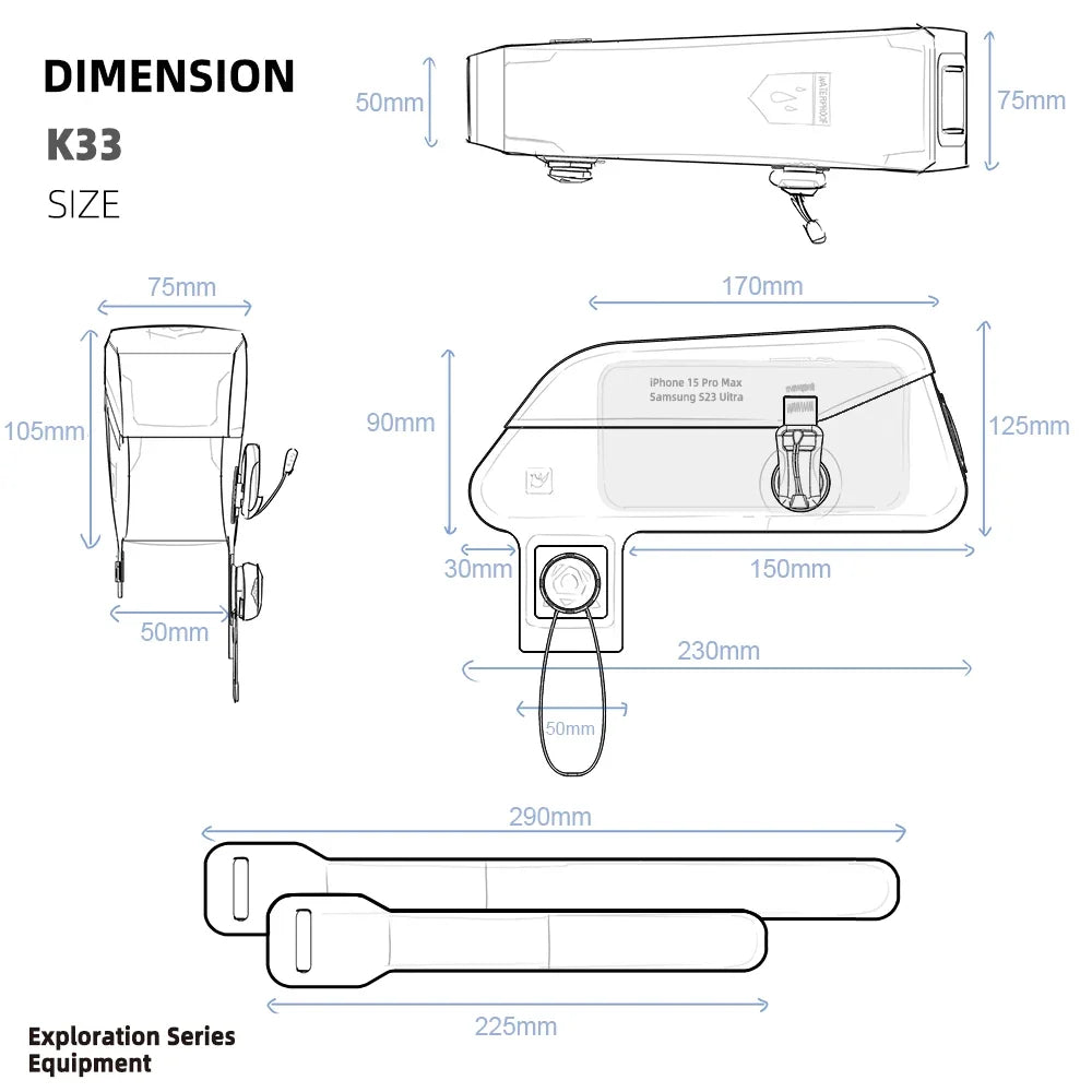 Magnetic Waterproof Bicycle Bag