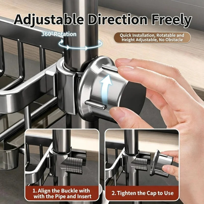3-in-1 Sink Storage Rack