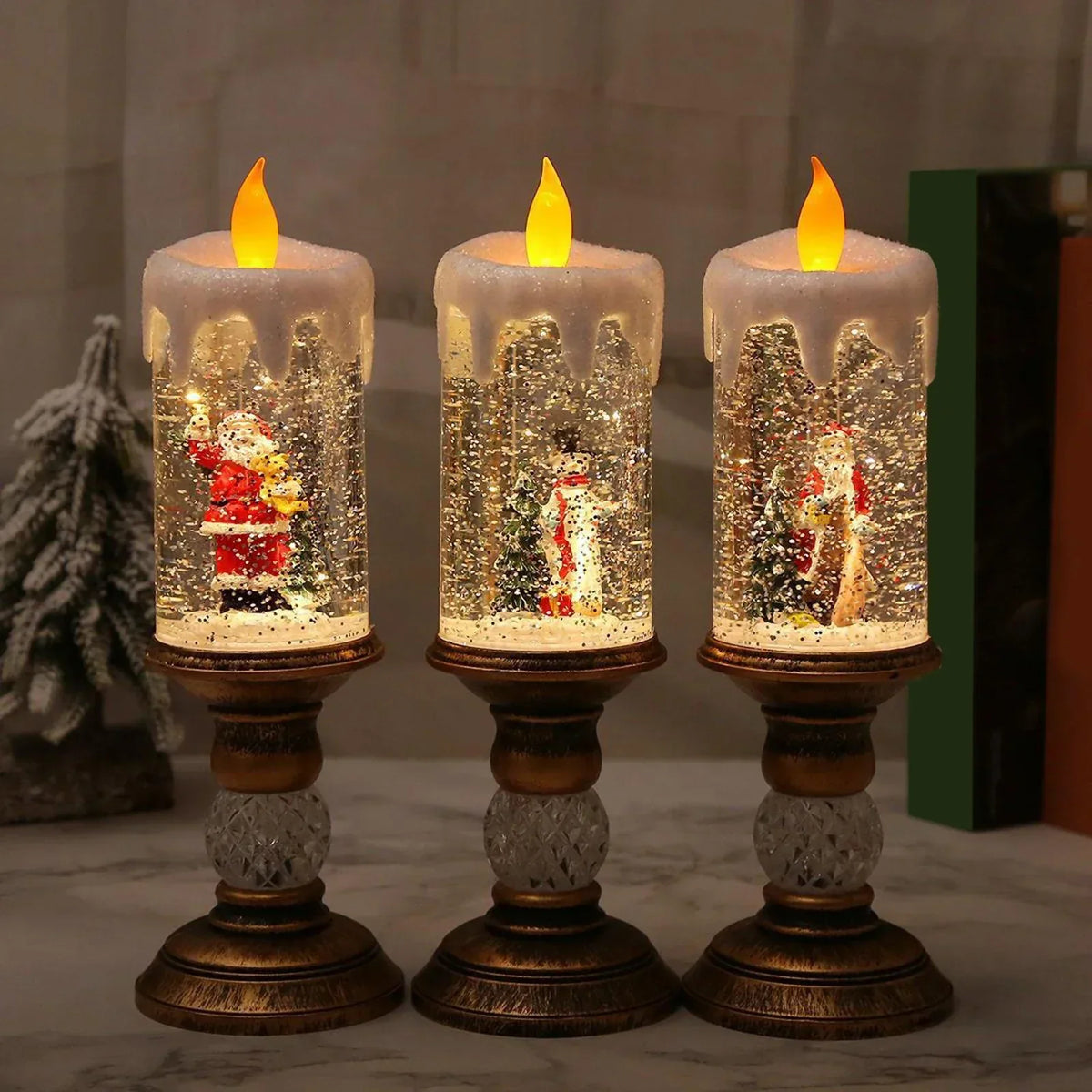 Yeouu | Crystal Echo Christmas Water Candle