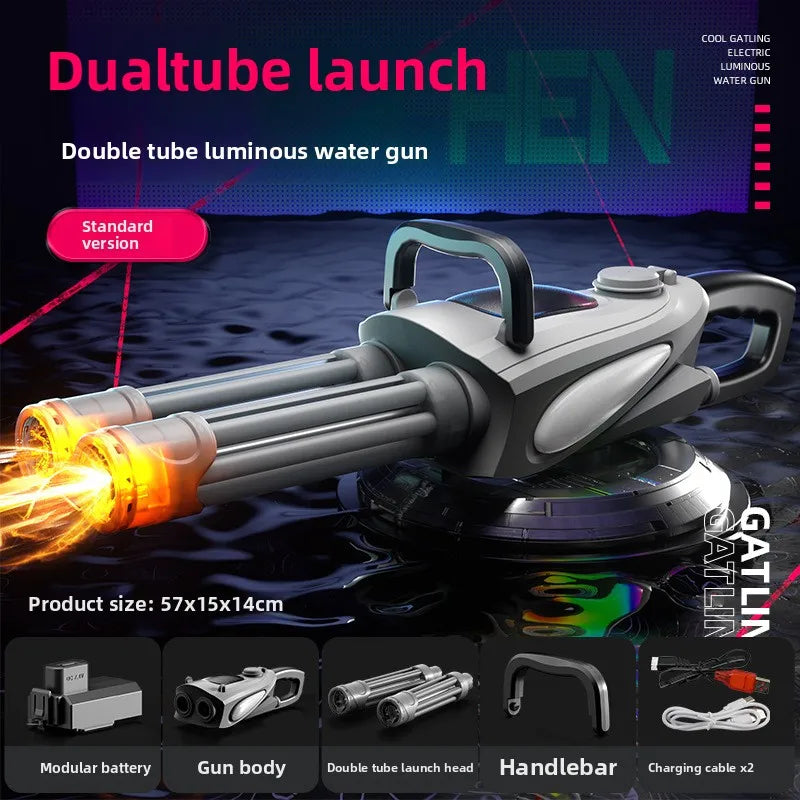 Spitfire Dual Tube Gatling Water Gun