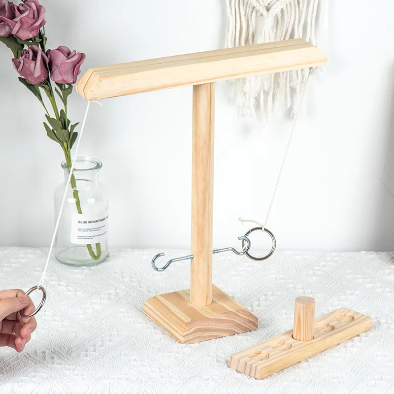 Wooden Ring Toss Game